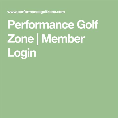 </p> </body>. . Performance golf zone member login